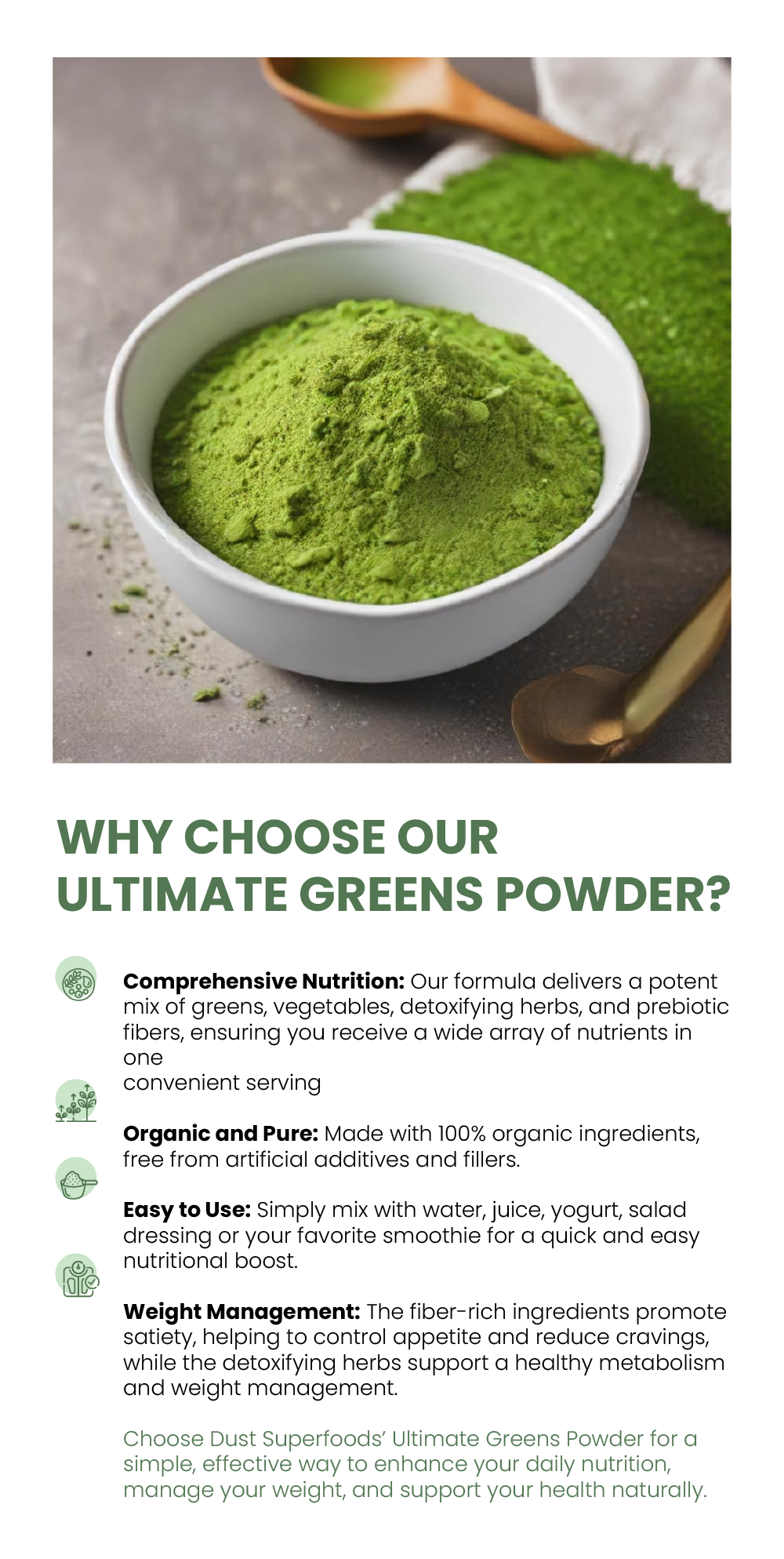 green powder